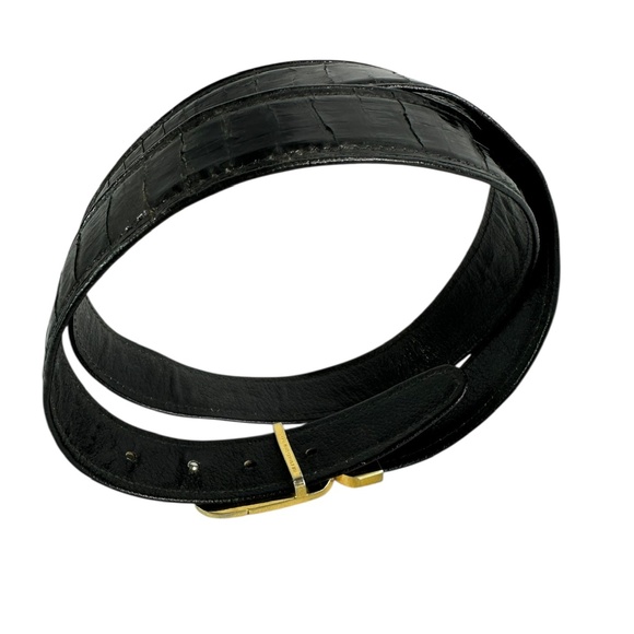 Genuine Vintage GUCCI GG Logo Gold Buckle Made In Italy Authenticated - Picture 5 of 14